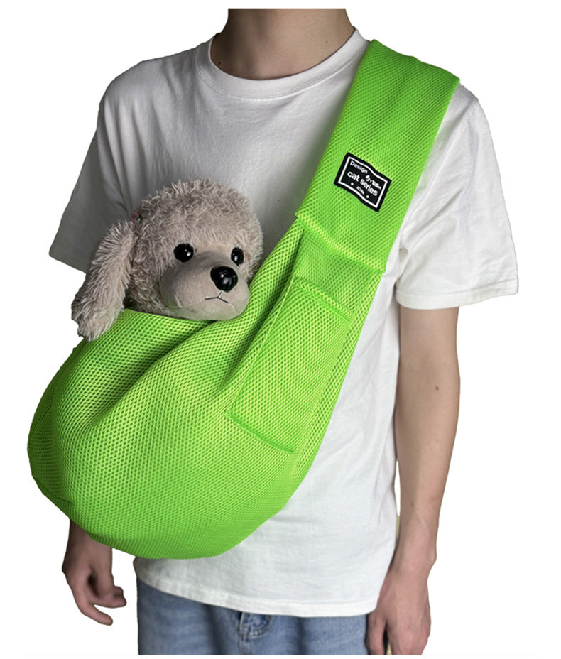 Atmungsaktive Mesh-Tragetasche für Hunde