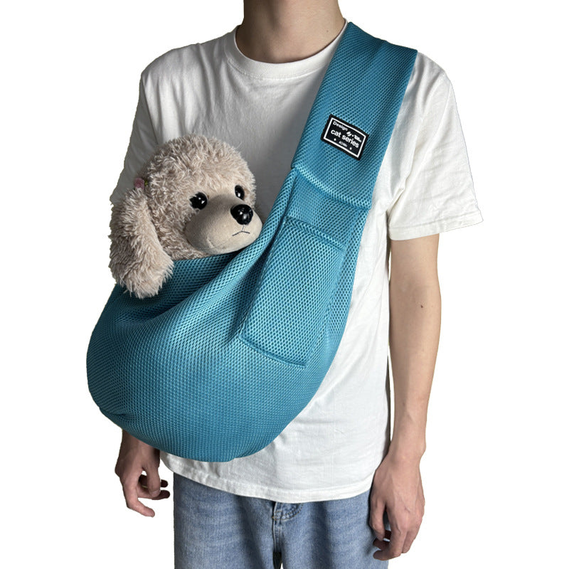 Atmungsaktive Mesh-Tragetasche für Hunde