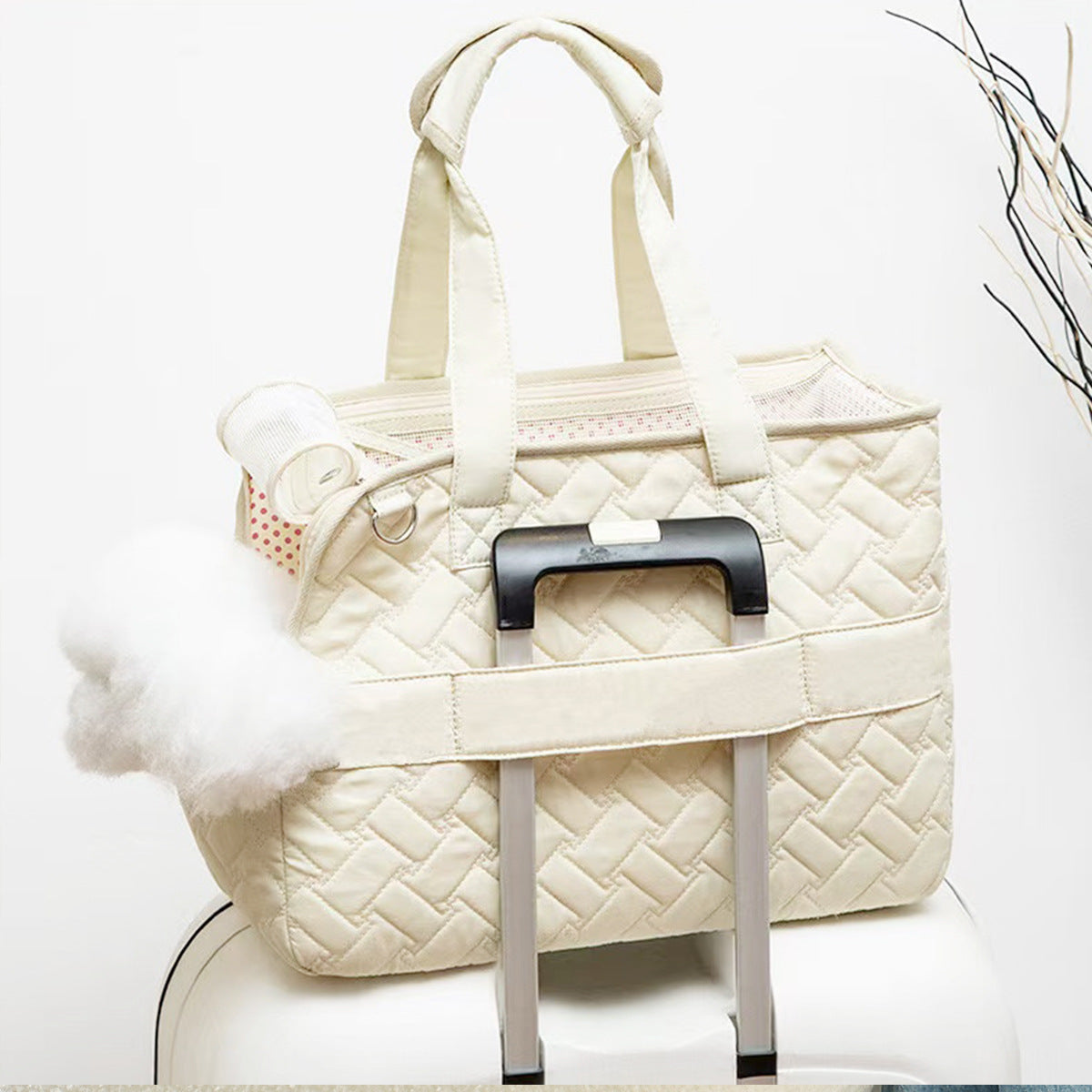 Atmungsaktive Hunde-Tragetasche – Schulter & Crossbody