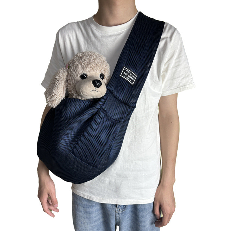 Atmungsaktive Mesh-Tragetasche für Hunde