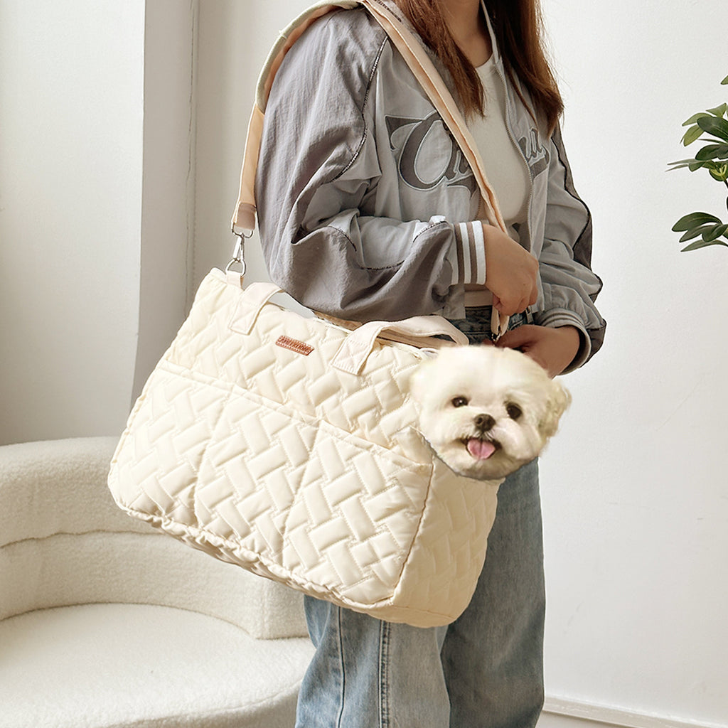 Atmungsaktive Hunde-Tragetasche – Schulter & Crossbody