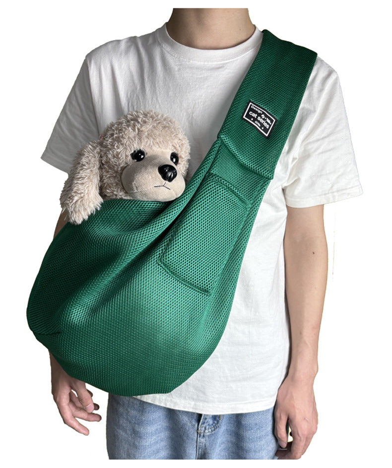 Atmungsaktive Mesh-Tragetasche für Hunde