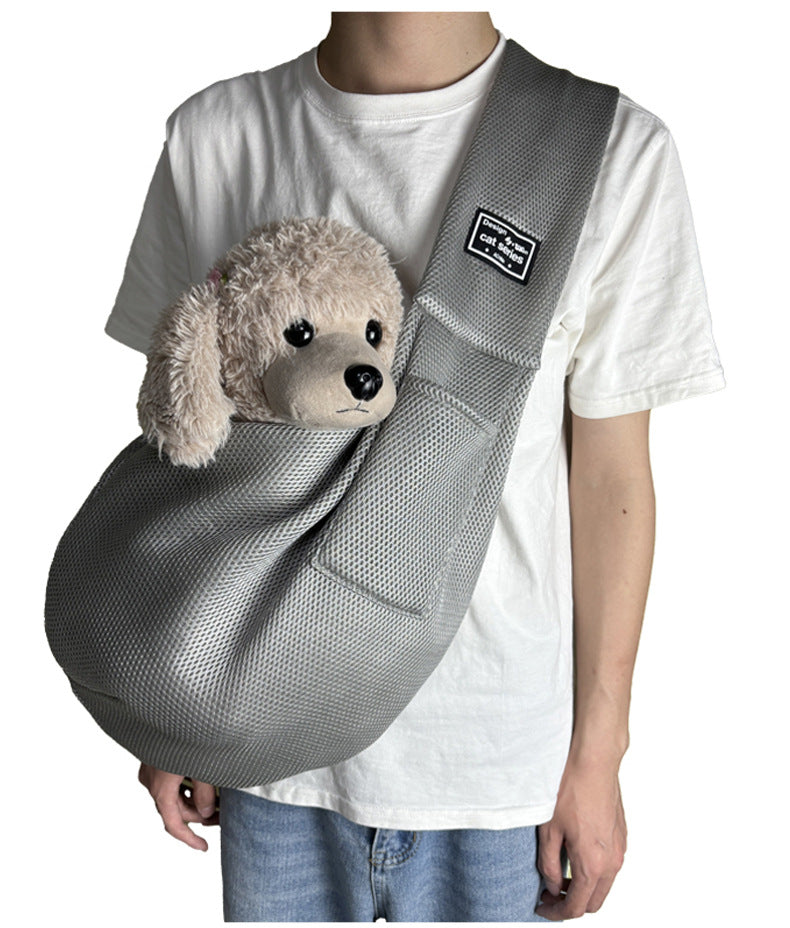 Atmungsaktive Mesh-Tragetasche für Hunde
