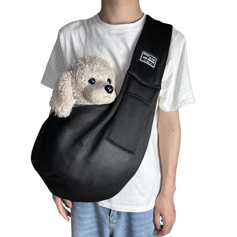 Atmungsaktive Mesh-Tragetasche für Hunde