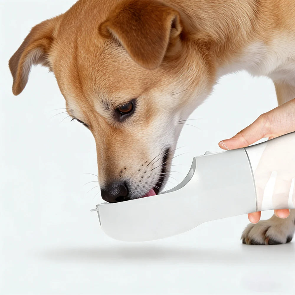Tragbare Hundetrinkflasche für unterwegs