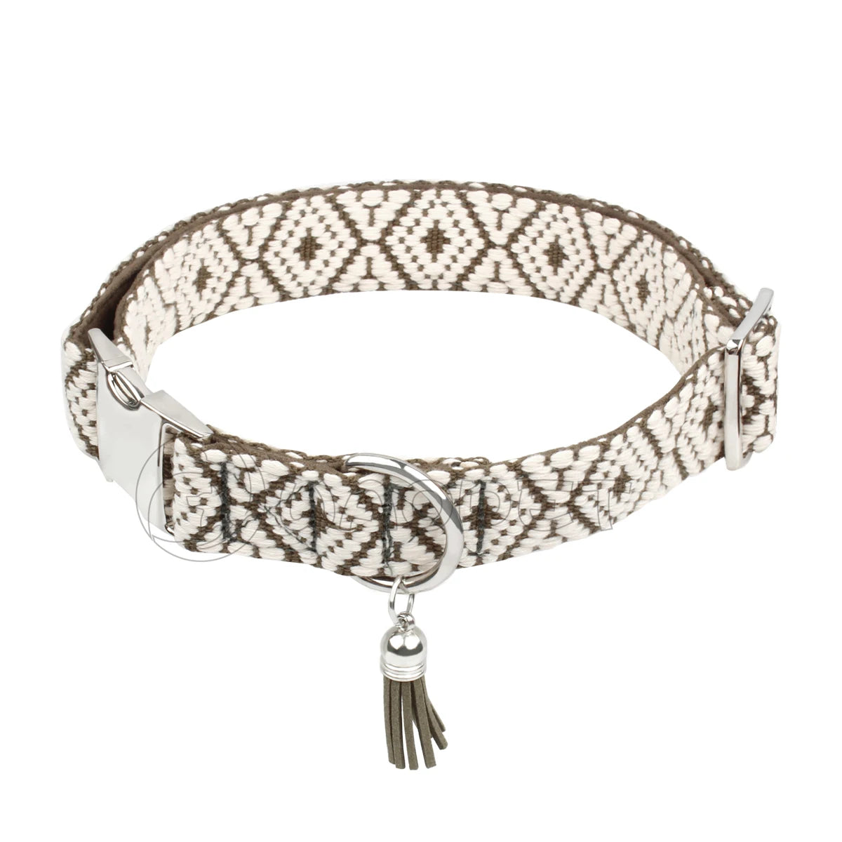 Boho-Hundehalsband – Verstellbar & Stilvoll